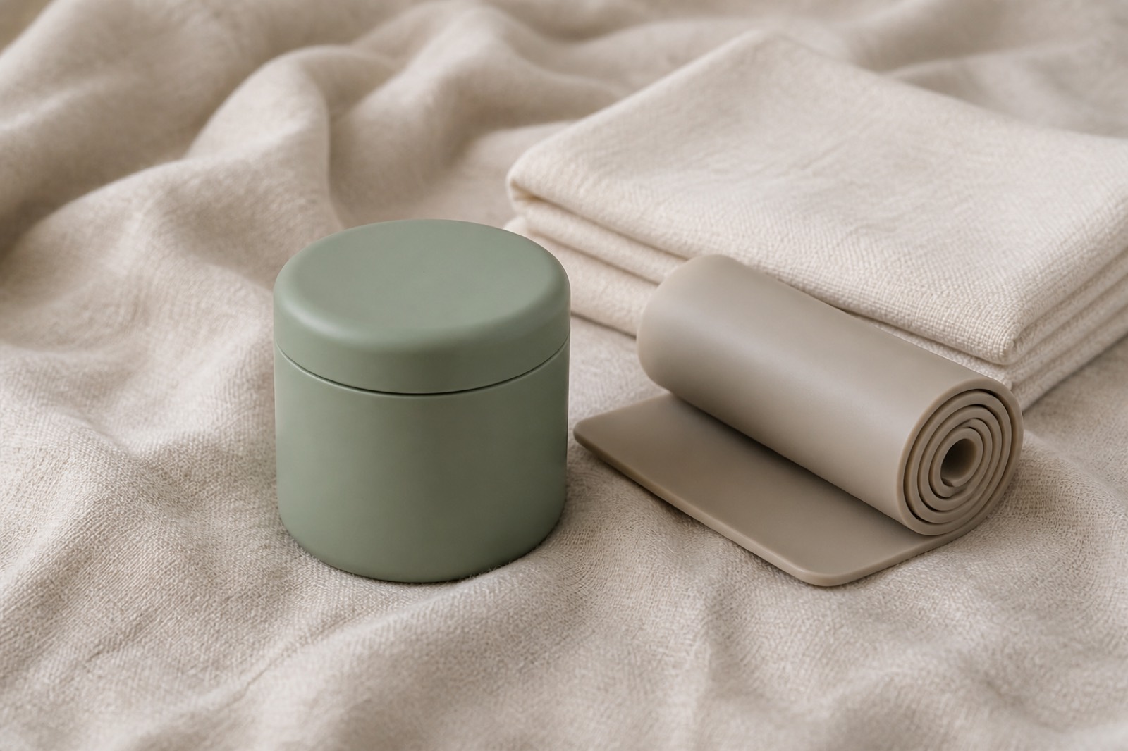Kit de routine Femme Harmonie sur tissu de lin